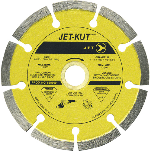 JET-KUT Premium Segmented Diamond Blade GTA Hardware Inc