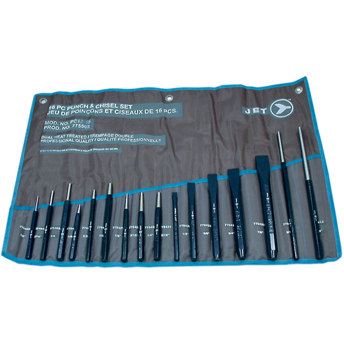 Jeu de poinçons et ciseaux PC16-1S, 16 morcea GTA Hardware Inc