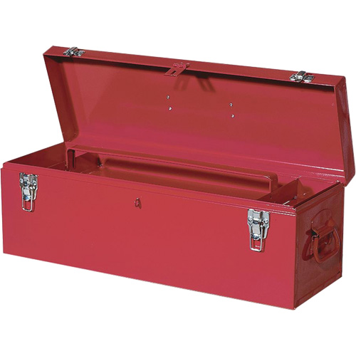 TB26 Boîte en acier pour outils manuels, 8-3/4" P x 26" la x 9-3/8" h, Rouge GTA Hardware Inc