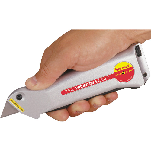 Hidden Edge&reg; Knife, 19 mm, Steel, Aluminum Handle GTA Hardware Inc