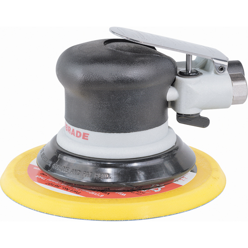 Ponceuse orbitale al&eacute;atoire DynorbitalSpirit Supreme de 6", sans aspiration, Dia 6", Entr&eacute;e 1/4" NPT, 12 000 Tr/min GTA Hardware Inc