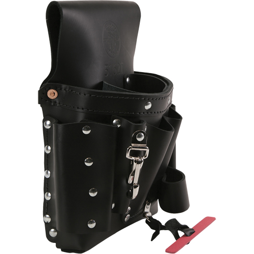 Pore-outils &agrave; tr&egrave;s grande capacit&eacute;, Porte-outil multiple, Cuir, 8 Poches GTA Hardware Inc
