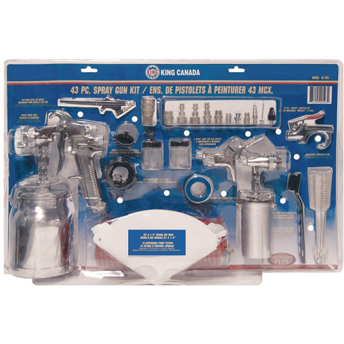Ensembles de pistolets &agrave; peinture, 43 mcx GTA Hardware Inc