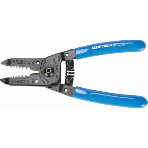 Wire Strippers/Cutters, 6-1/8" L, 10, 12, 14, 16, 18, 20 AWG GTA Hardware Inc