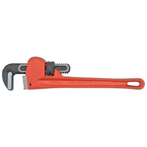 Pipe Wrench, 1-1/2" Jaw Capacity, 10" Long, Powder Coated Finish GTA Hardware Inc