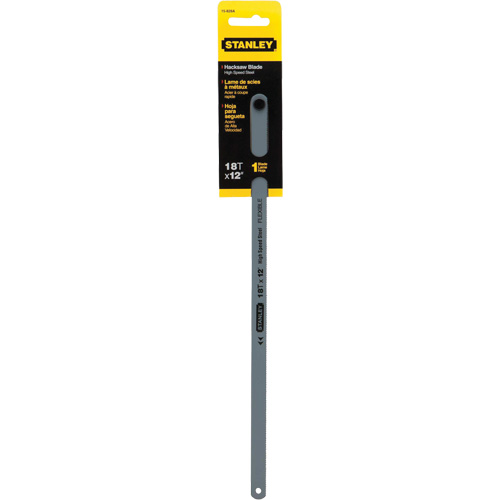 Lames de scie &agrave; m&eacute;taux en acier, 12" lo, 18 dents par pouce GTA Hardware Inc