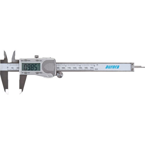 Electronic Digital Calipers, 0.001" (0.03 mm) Resolution, 0 - 6" (0 - 152 mm) Range GTA Hardware Inc