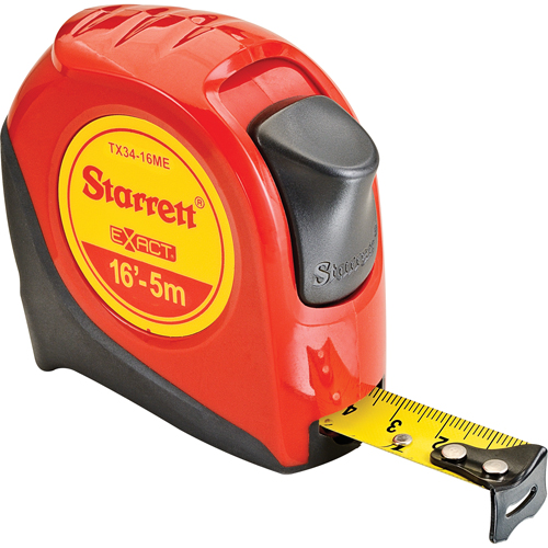 Fibreglass Measuring Tape , 19 mm x 16', 1/16"/Millimetres Graduations GTA Hardware Inc