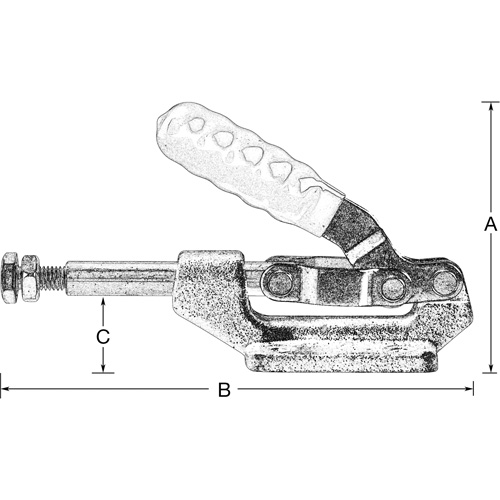 Serre-flan droit, Force de serrage de 600 lb GTA Hardware Inc