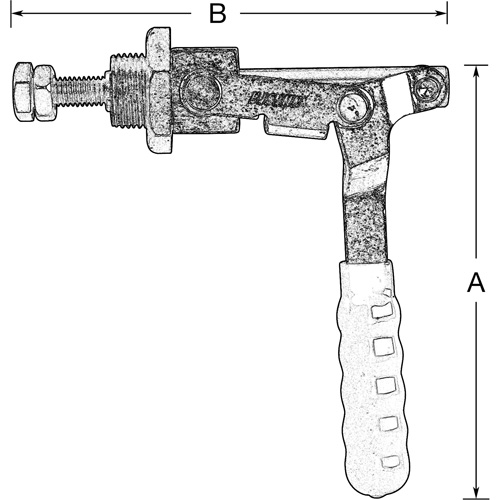 Serre-flan droit, Force de serrage de 300 lb GTA Hardware Inc