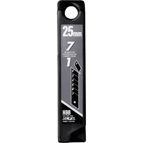 Lames de rechange noires tr&egrave;s aiguis&eacute;es, Style Cassable GTA Hardware Inc