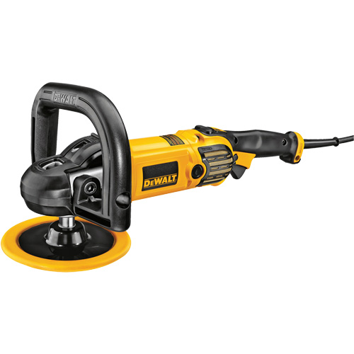 Variable Speed Polisher with Soft Start, 9"/7" Pad, 120 V, 12 A, 0-3500 RPM GTA Hardware Inc
