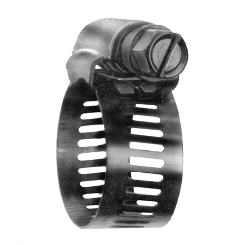 Hose Clamps - Stainless Steel Band & Screw, Min Dia. 0.563, Max Dia. 1-1/4" GTA Hardware Inc