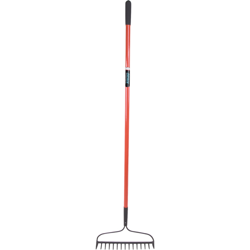 Heavy-Duty Bow Rakes, Fibreglass Handle, 15 Tines GTA Hardware Inc