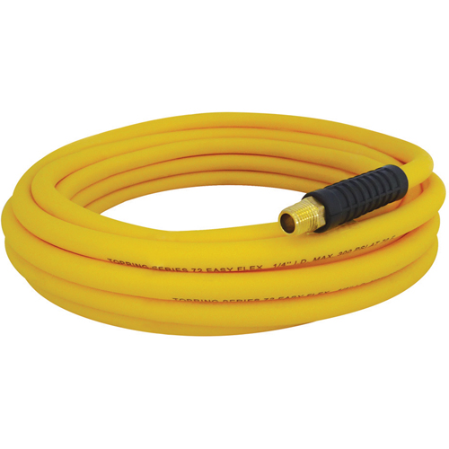 Easyflex Premium Hoses with Fittings, Air/Water, Technopolymer, 1/4" dia. x 50', 300 psi, 1/4 NPT GTA Hardware Inc