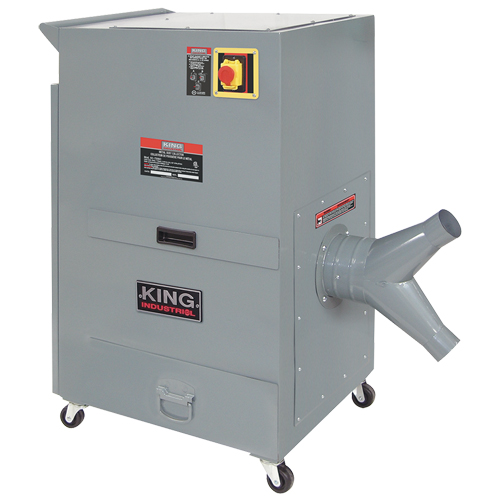 Metal Dust Collector, 40-1/4" x 22-1/2" x 43-3/4" GTA Hardware Inc