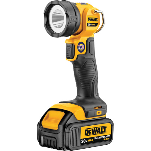 Lampe de travail Max, DEL, 110 lumens, 11 hres de fonctionnement, Bloc-pile Rechargeable, Plastique GTA Hardware Inc