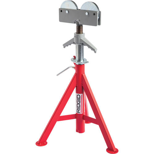 Support de tuyau pour rouleau baiss&eacute; no RJ-98, 59-104 cm R&eacute;glage de la hauteur, 12" Capacit&eacute; max. de tuyau, 1000 lb Capacit&eacute; de charge max. GTA Hardware Inc