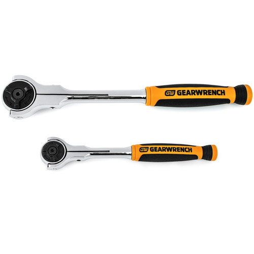 Jeu de cl&eacute;s &agrave; cliquet rotatives bimat&eacute;riau &agrave; 72 dents GTA Hardware Inc