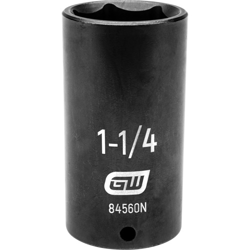 Douille SAE, Chocs, 1-1/4", Prise 1/2", 6 pans, Profond GTA Hardware Inc