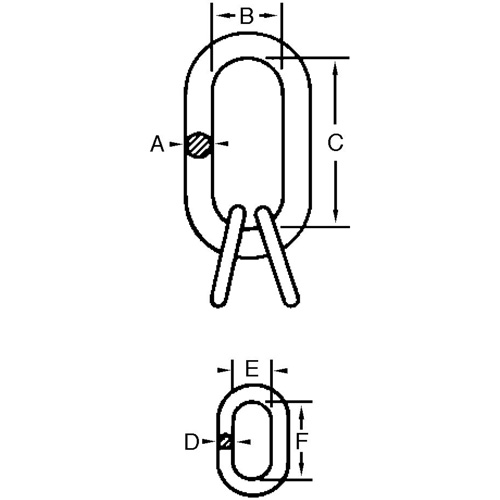 Maillon maître Cam-Alloy GTA Hardware Inc