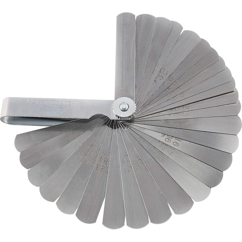 Jauge d&eacute;paisseur SAE/m&eacute;trique de luxe 32 lames GTA Hardware Inc