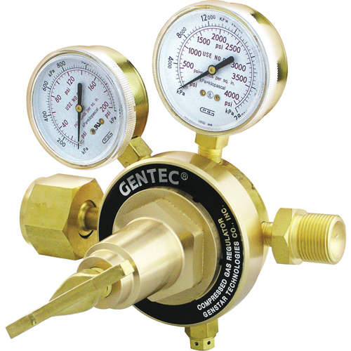 Heavy-Duty Manifold Regulator, Inert Gases, 1"-11-1/2 NPS LH(M) Inlet GTA Hardware Inc