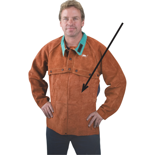 Tablier en cuir, 14" lo, Lava Brown GTA Hardware Inc
