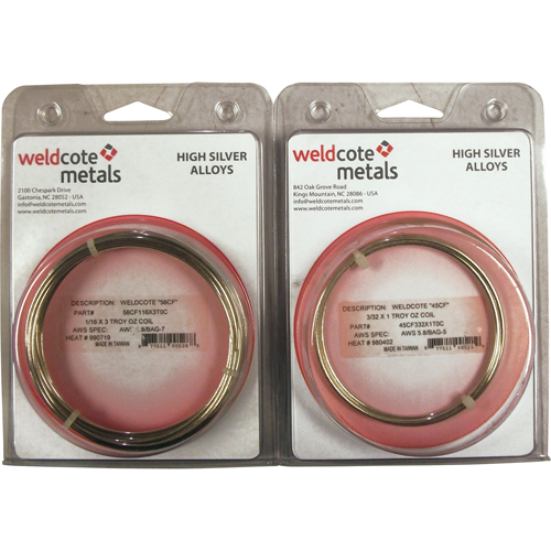 Alliages de brasage &agrave; haute teneur en argent GTA Hardware Inc