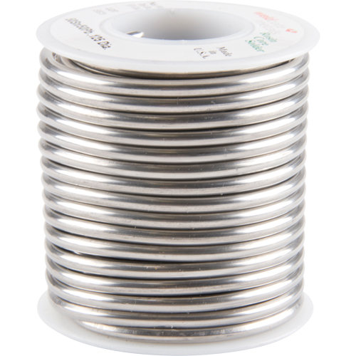 Common Solder, Lead-Based, 50% Tin 50% Lead, Rosin Core, 0.125" Dia. GTA Hardware Inc