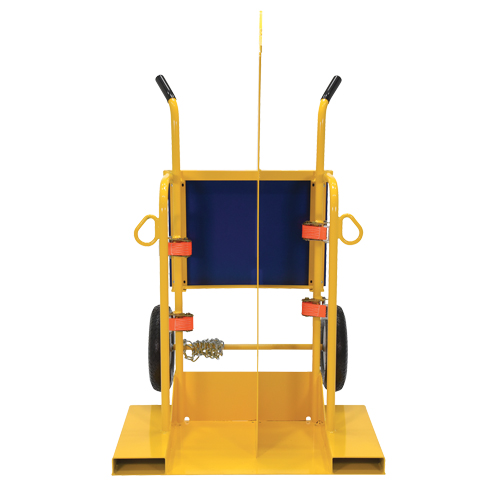 Chariot pour chalumeau et bouteille de soudage, Roues Pneumatique, Base de 24" la x 19-1/2" lo, 500 lb GTA Hardware Inc