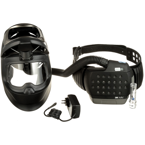 Respirateur d'&eacute;puration d'air propuls&eacute; Adflo, Masque de soudage, Pile Lithium-ion GTA Hardware Inc