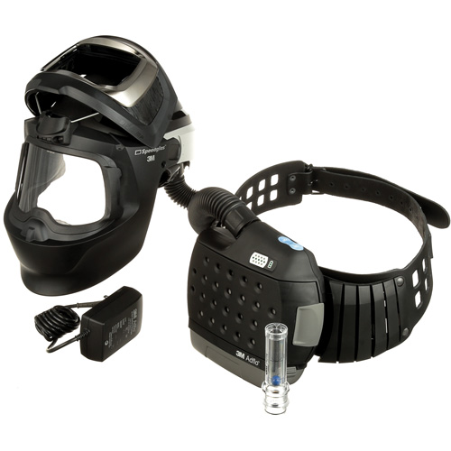 Respirateur d'&eacute;puration d'air propuls&eacute; Adflo, Masque de soudage, Pile Lithium-ion GTA Hardware Inc