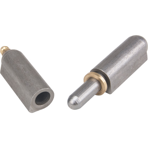Charni&egrave;re &agrave; souder, 0,63" dia. x 3,937" lo, Acier doux a/goupille fixe en acier GTA Hardware Inc