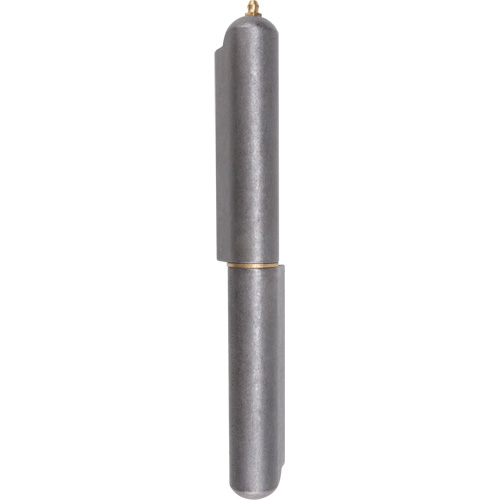 Weld-On Hinge, 1.102" Dia. x 10.236" L, Mild Steel w/Fixed Steel Pin GTA Hardware Inc