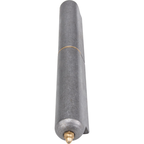 Weld-On Hinge, 1.102" Dia. x 10.236" L, Mild Steel w/Fixed Steel Pin GTA Hardware Inc