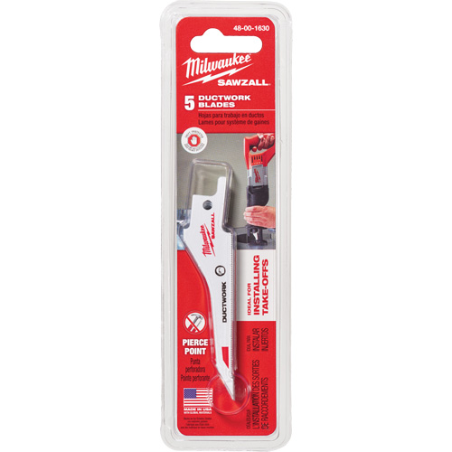 Lames pour gaines et conduits d'air Sawzall GTA Hardware Inc