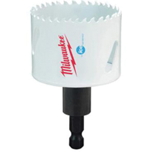 Scie-cloche Hole Dozer avec arbre, 2-1/8", Profondeur de la coupe 1-5/8", Bim&eacute;tal GTA Hardware Inc