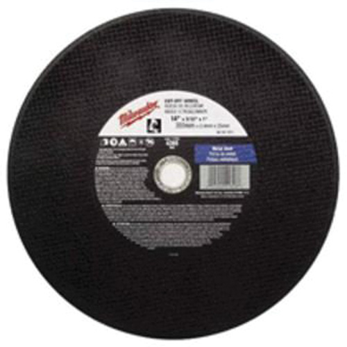 Meule &agrave; tronçonner de premi&egrave;re qualit&eacute;, 12" x 1/8", Arbre de 20 mm, Type 1, Carbure de silicium, 4365 Tr/min GTA Hardware Inc