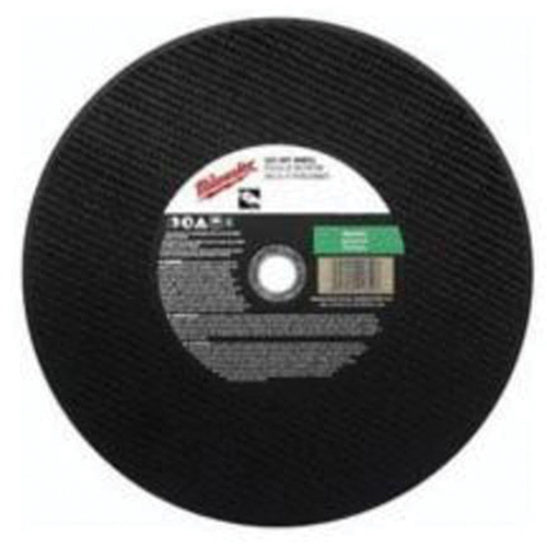 Meule &agrave; tronçonner de premi&egrave;re qualit&eacute;, 14" x 1/8", Arbre de 1", Type 1, Carbure de silicium, 5400 Tr/min GTA Hardware Inc