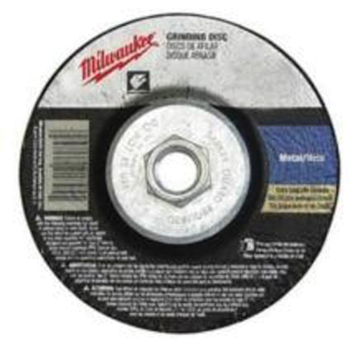 Grinding Wheel, 4-1/2" x 1/4", 5/8"-11 Arbor, Zirconium, Type 27 GTA Hardware Inc