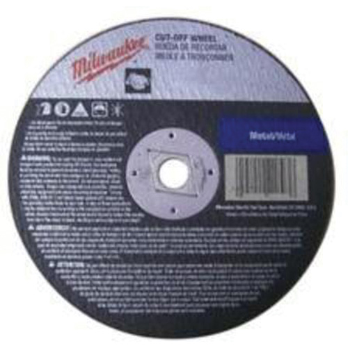 General Purpose Cut-Off Wheels, 7" x 3/32", 5/8" Arbor, Type 1, Aluminum Oxide, 8730 RPM GTA Hardware Inc