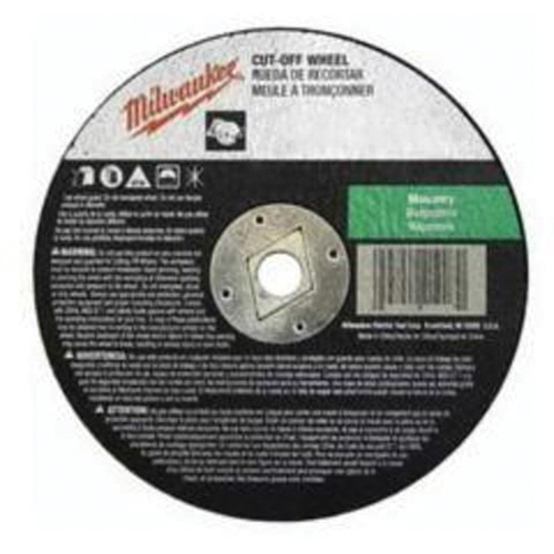 Reinforced Cut-Off Wheels, 7" x 1/8", 5/8" Arbor, Type 1, Silicon Carbide, 8730 RPM GTA Hardware Inc