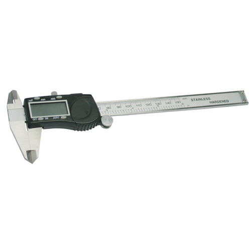 Pied &agrave; coulisse num&eacute;rique fractionnaire, R&eacute;solution de 0,005" (0,01 mm), 0" - 6" ( 0 mm - 150 mm) gamme de mesure GTA Hardware Inc