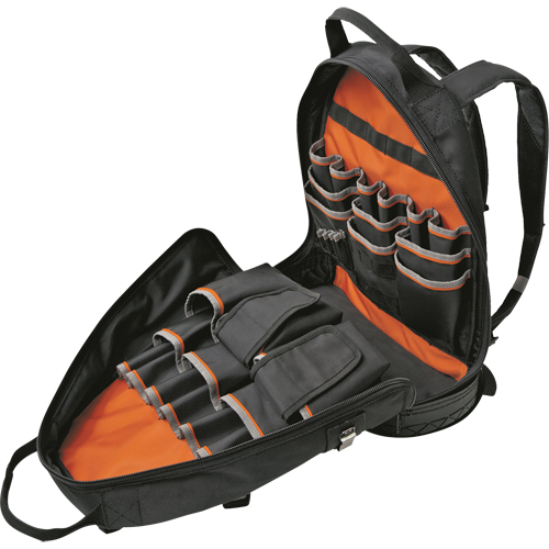 Tradesman Pro Electrician's Backpack Organizer, 14" L x 7" W, Black, Ballistic GTA Hardware Inc