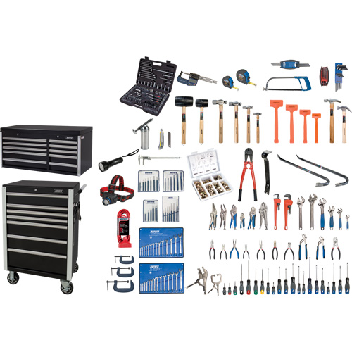 Ultimate Tool Set with Steel Chest and Cart, 358 Pieces GTA Hardware Inc