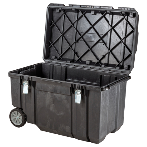 TOUGH CHEST Mobile Storage, 38-29/32" x 23-3/32" x 24-5/16", Black GTA Hardware Inc