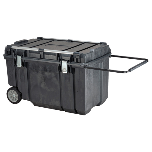 TOUGH CHEST Mobile Storage, 38-29/32" x 23-3/32" x 24-5/16", Black GTA Hardware Inc