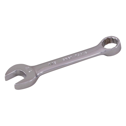 Stubby Combination Wrench, 12 Point, 6 mm, Chrome Finish GTA Hardware Inc
