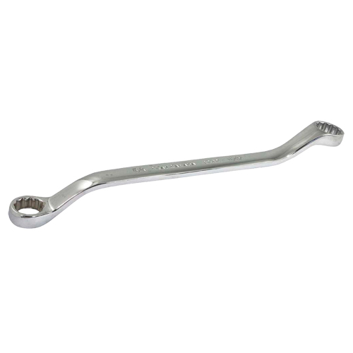 Box Wrench, 12 Point, 5/8" x 11/16", 15° Offset, Chrome Finish GTA Hardware Inc